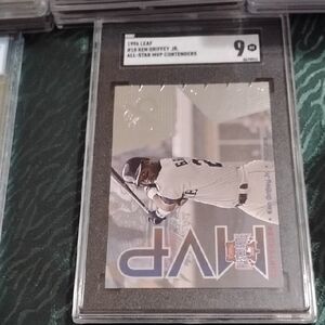 Baseball Card Holder with Black Frame